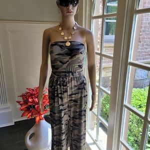 Camouflage Halter Jumpsuit size small